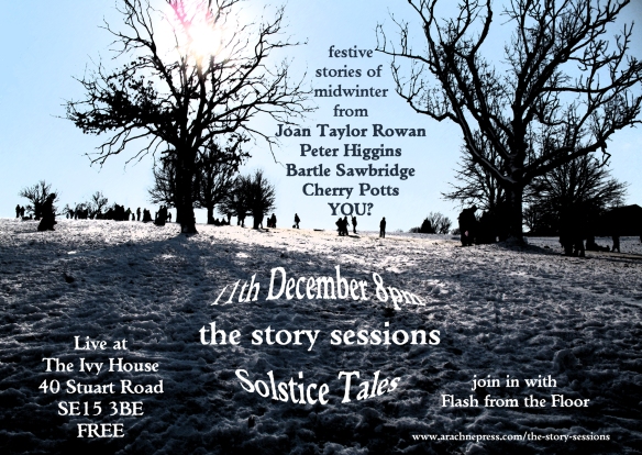 december story sessions A6 flyer